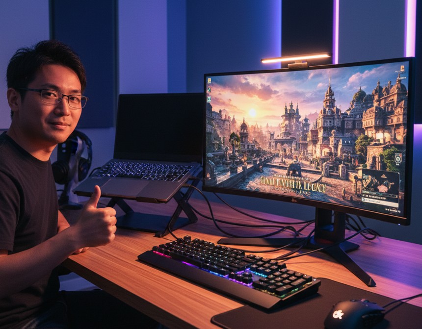 外部モニターや周辺機器でプレイ環境を最適化