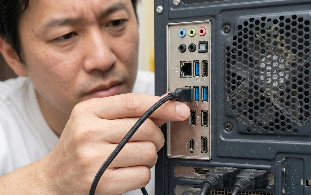 USBテザリングで認識しない時のポート接続確認