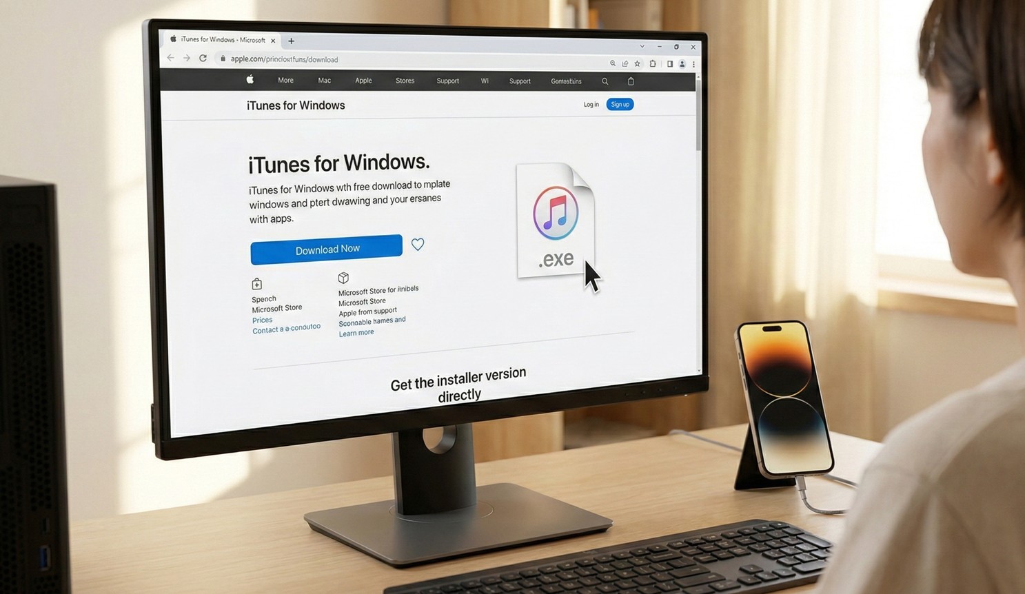 iPhone利用時に必要なiTunesの導入手順