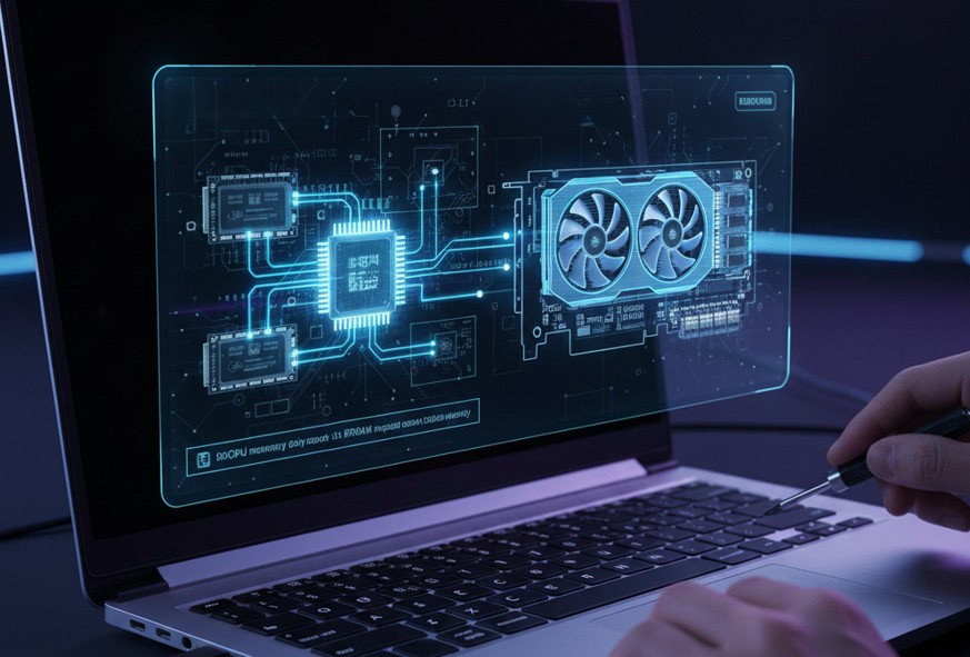 内蔵GPUや専用VRAMの役割と構造の違い