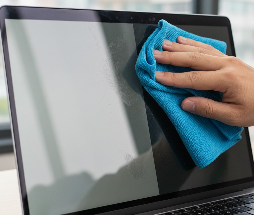 液晶画面を傷つけない正しい拭き取り方と専用クロス