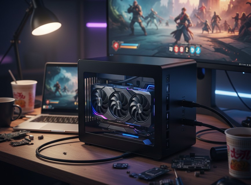 ノートPCのグラボを後付けで安い費用で強化する手法