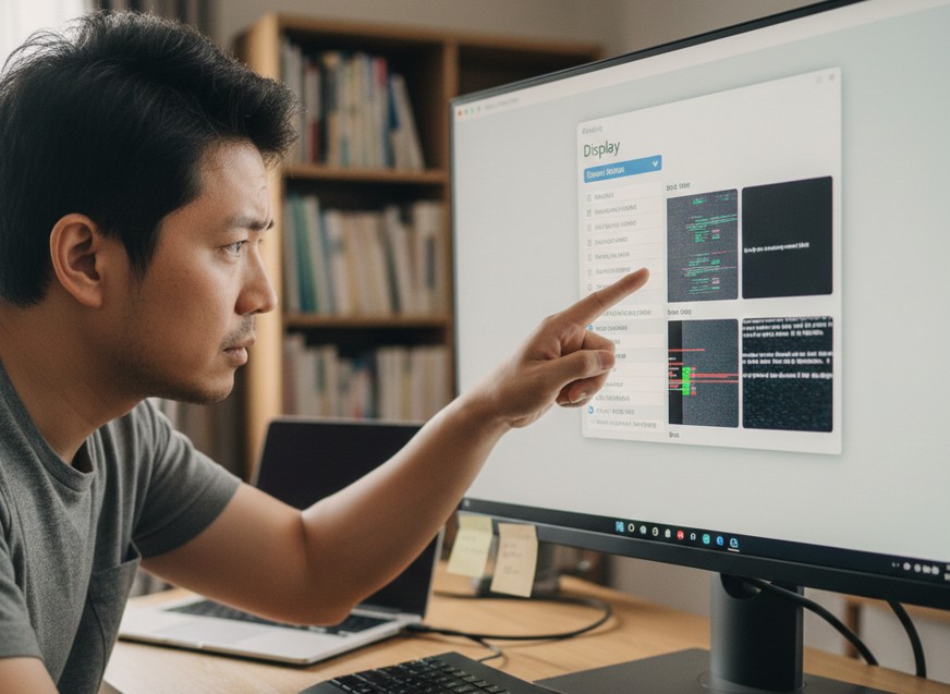  Macで外付けモニターの文字がにじむ時の解決