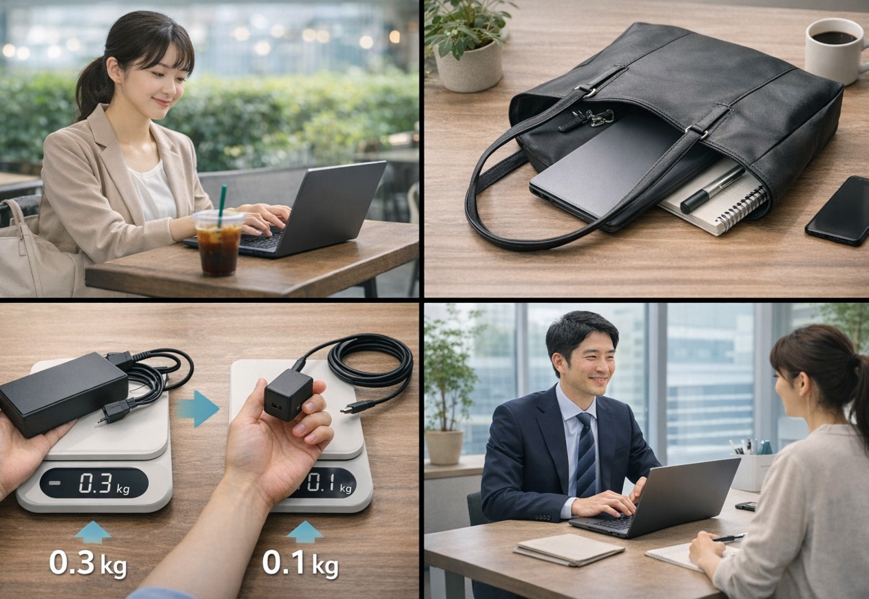 1kg未満の超軽量モデルが実現する驚異の携帯性