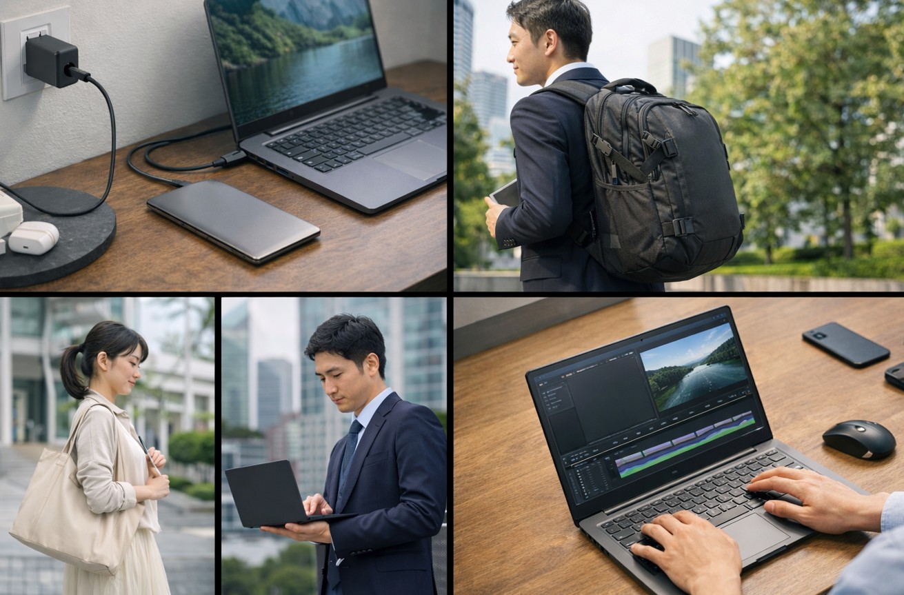 徒歩移動が多いなら1.2kgを物理的な限界にする