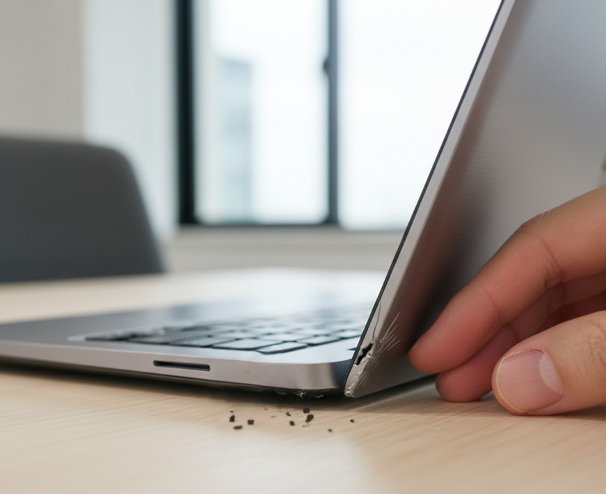 物理的なヒンジ故障による筐体変形の直し方