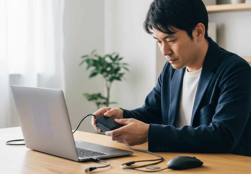 画面に線やノイズが出る時の放電と対処法