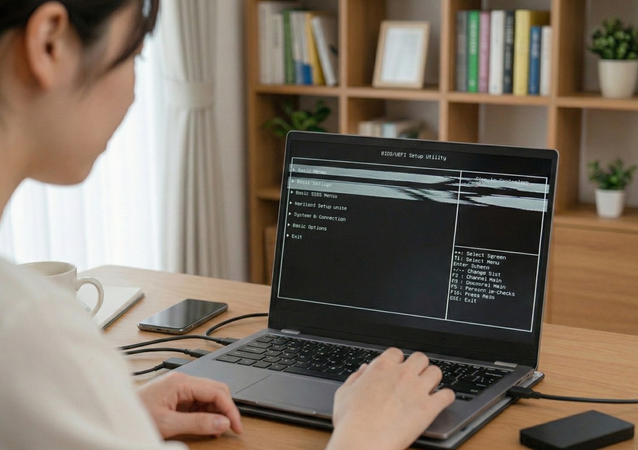 BIOS画面でハード故障か論理層かを見極める