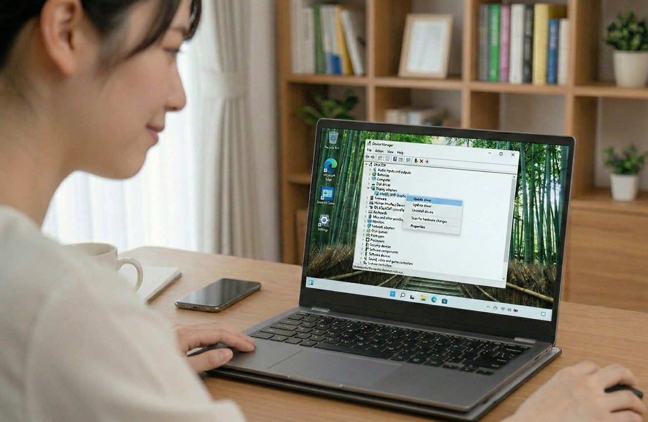 Windowsのグラフィックスドライバーを更新する