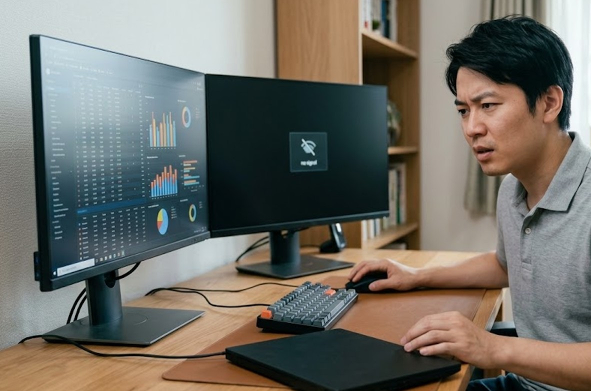 無人スリープタイムアウトをレジストリで解除