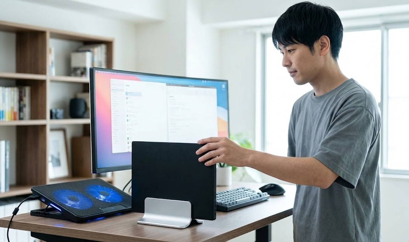 故障を防ぐ縦置きスタンドや冷却台の選び方