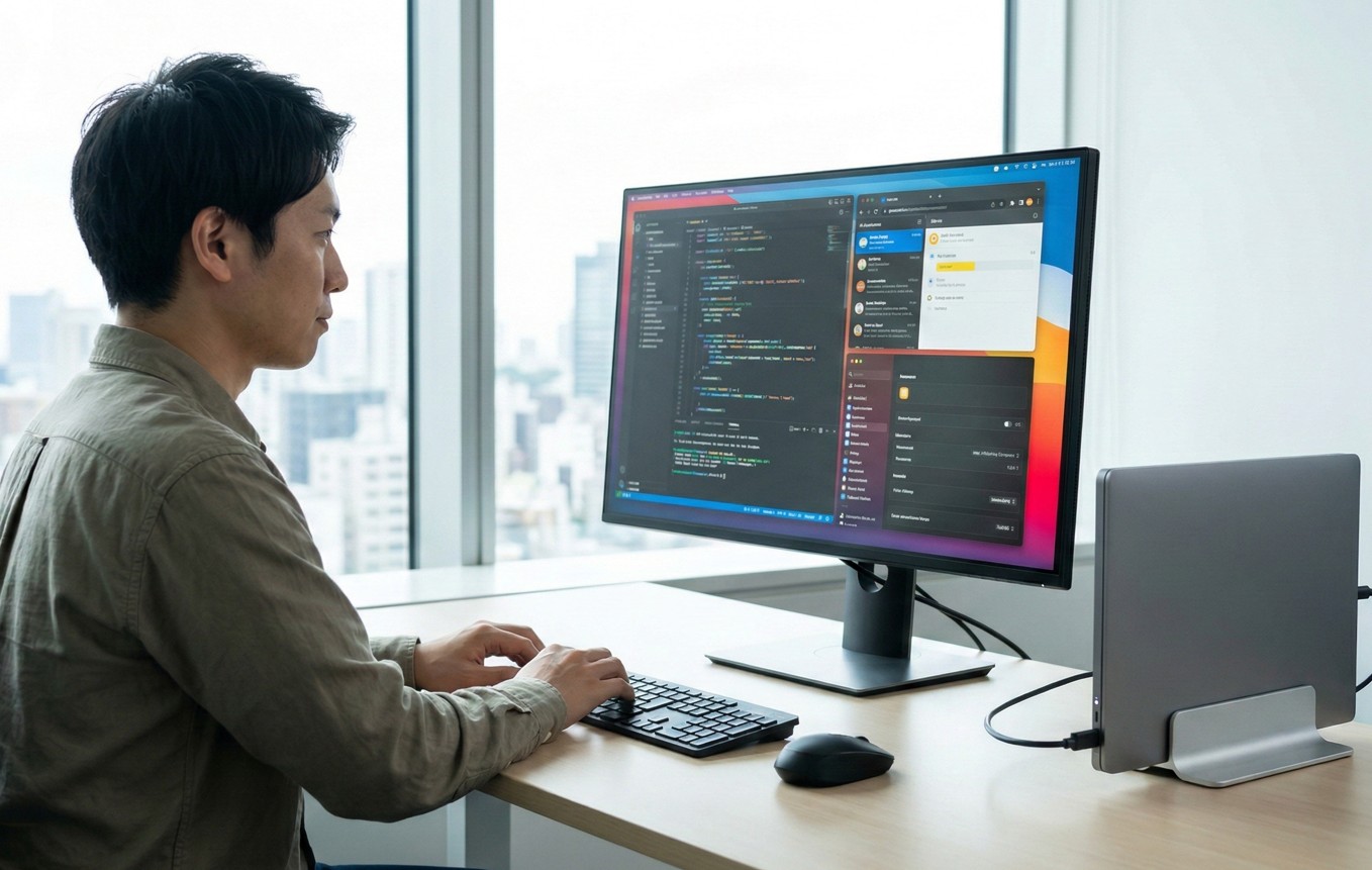 Windows11でノートPCを閉じてもスリープしない設定と熱対策