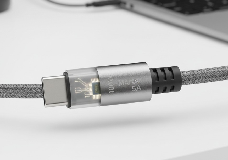 100W以上の出力に必須なE-Markerケーブル 