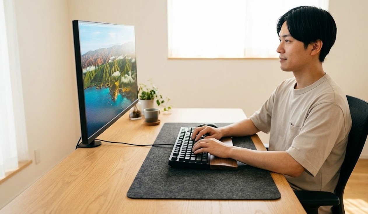 奥行き80cmで視距離確保