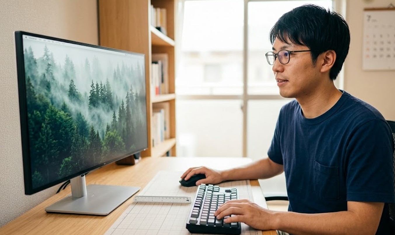 視聴距離とデスク環境における適正距離