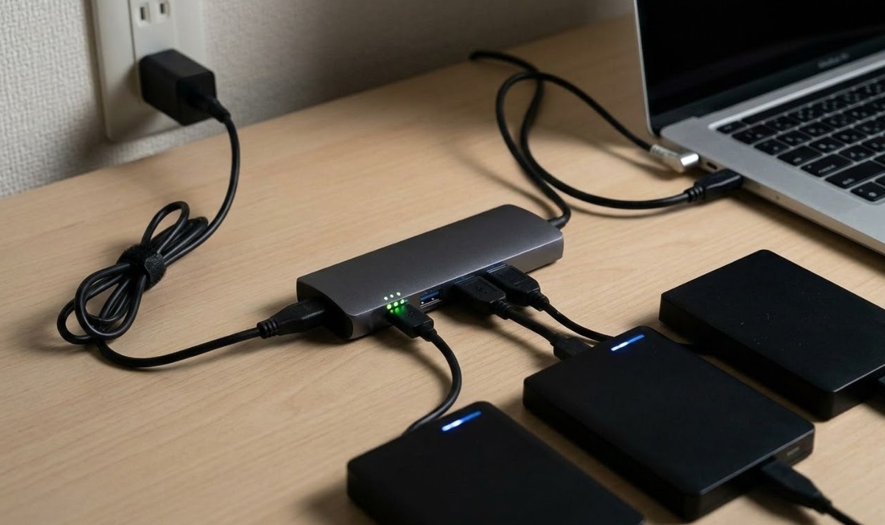 外付けHDDにはACアダプタ付きがおすすめな理由