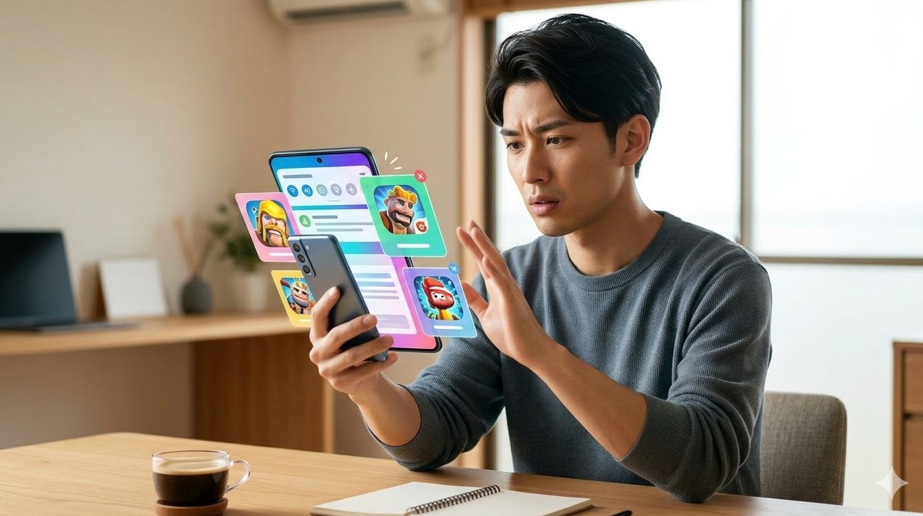 Galaxyゲーミングハブはいらない!無効化設定や削除方法を解説