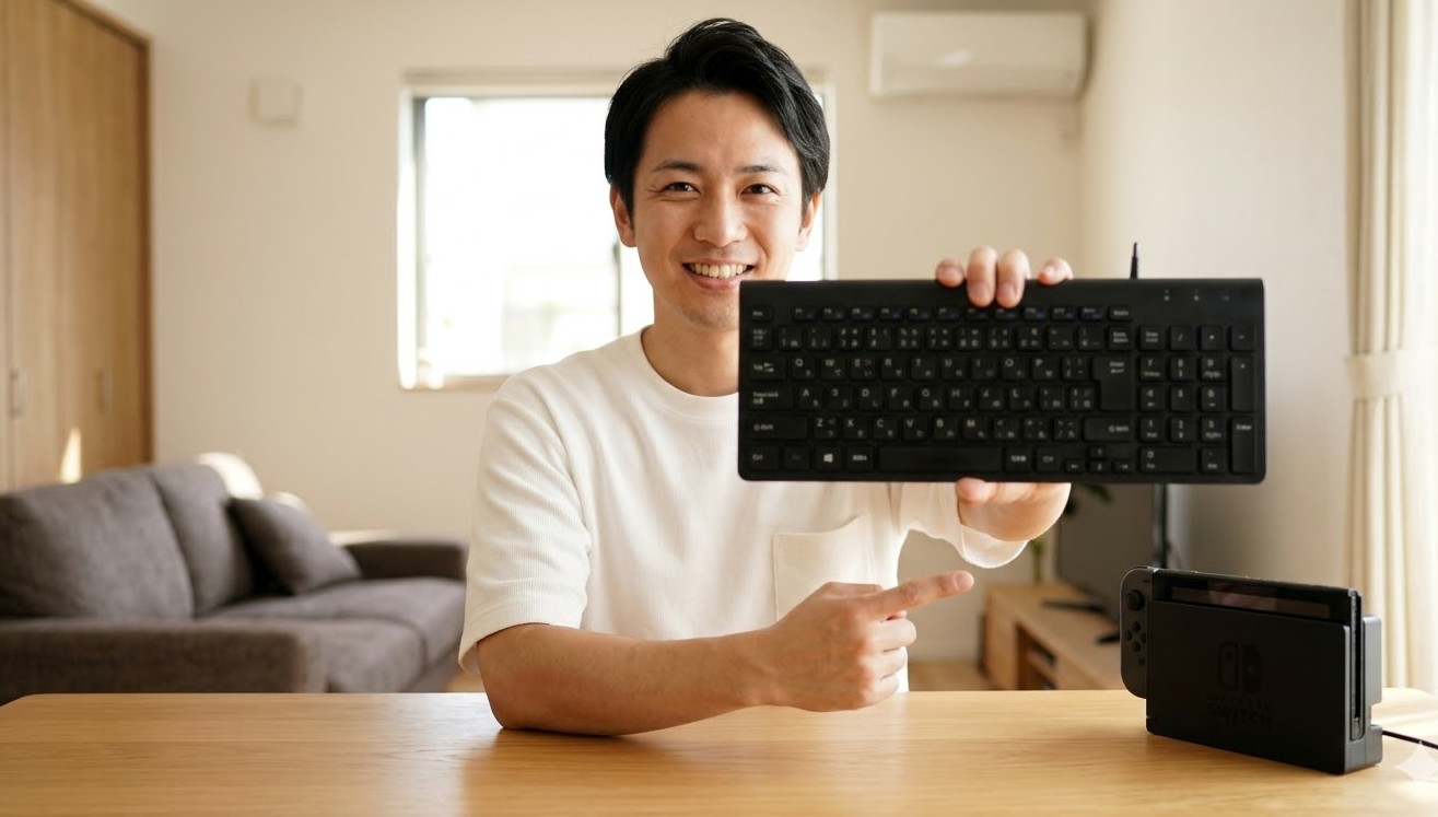 Switch版マイクラをキーボードで快適に！接続方法やおすすめを解説