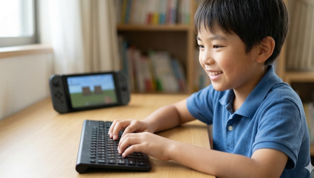 子供が英語や論理を学ぶ教育的シナジー