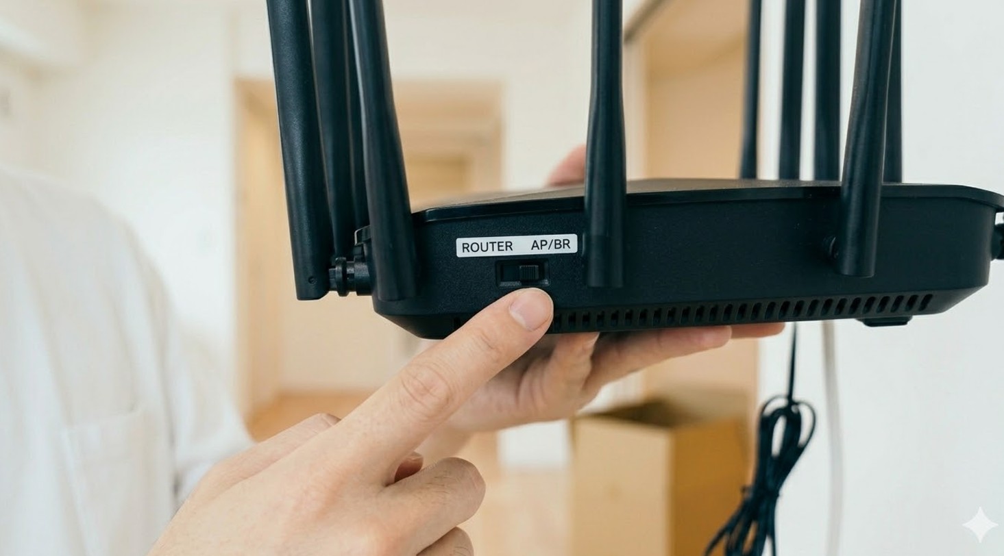 二重ルーターを防ぐブリッジモードの設定方法