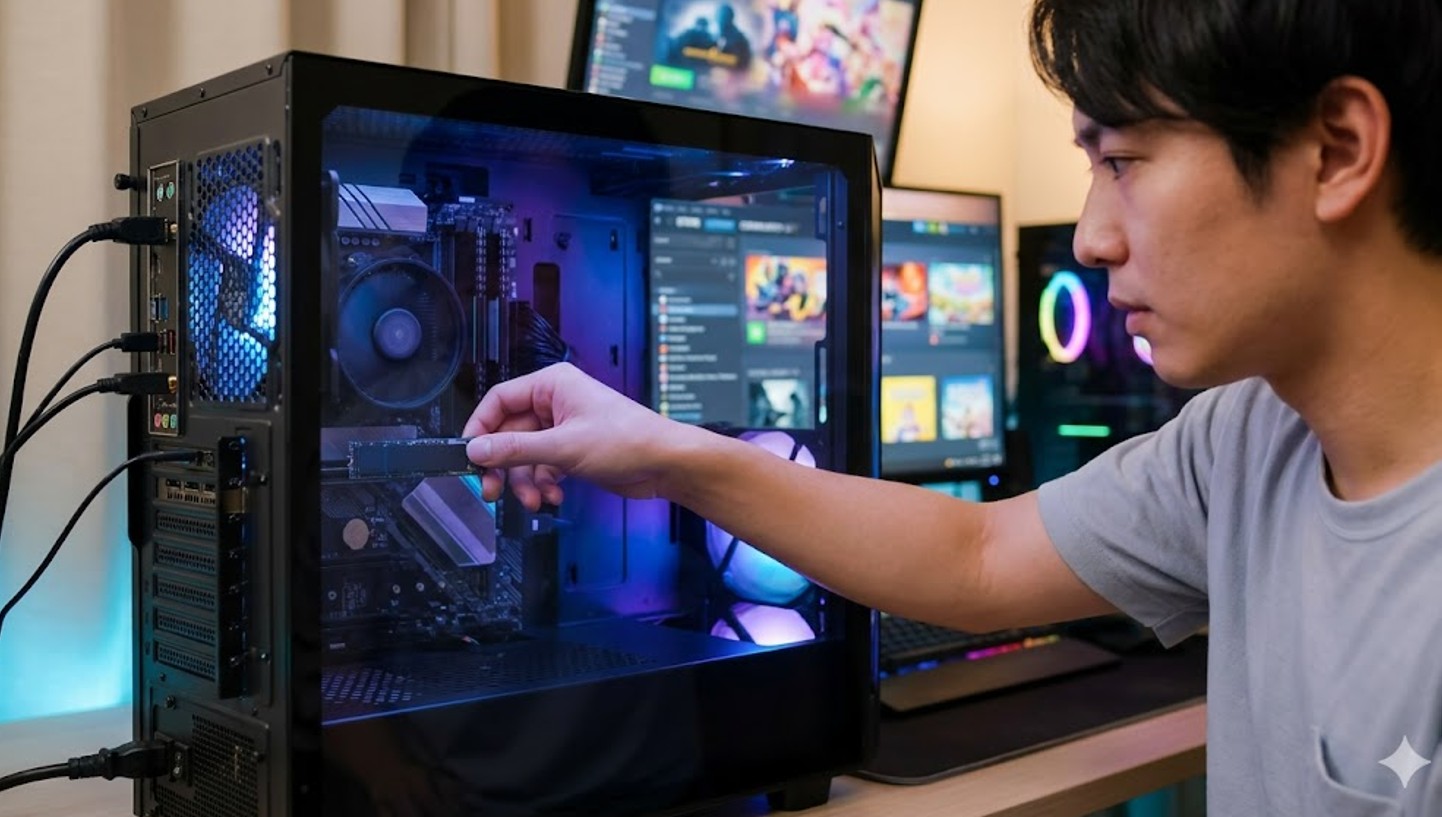 ゲーミングPCでSSDを2つ使うメリットと活用法