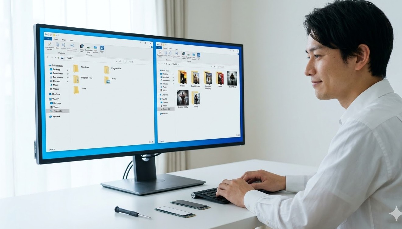 OSとゲームデータを物理的に分けることによる運用上のメリット