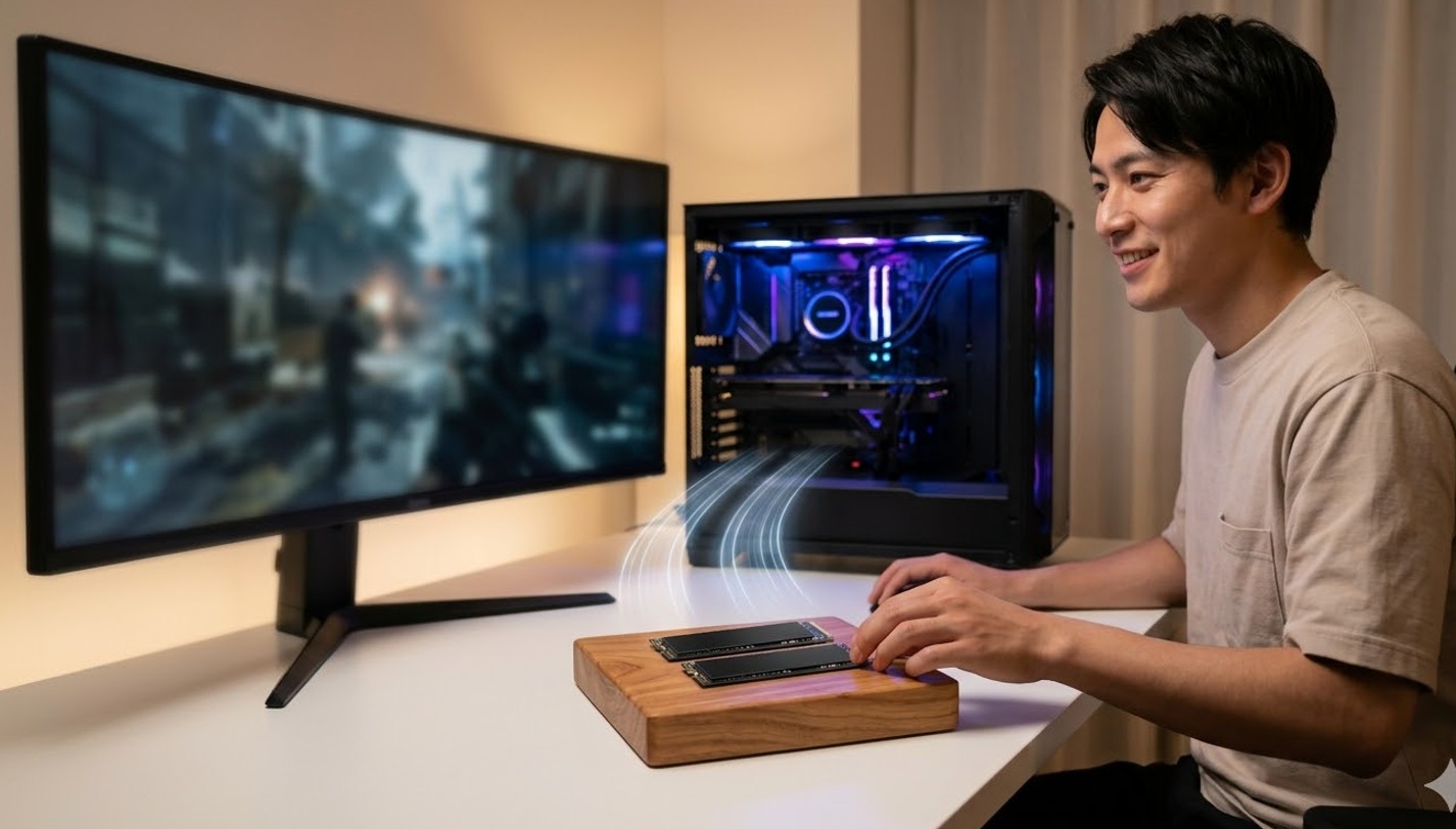 ゲーミングPCにSSDを2つ選ぶ最適解のまとめ