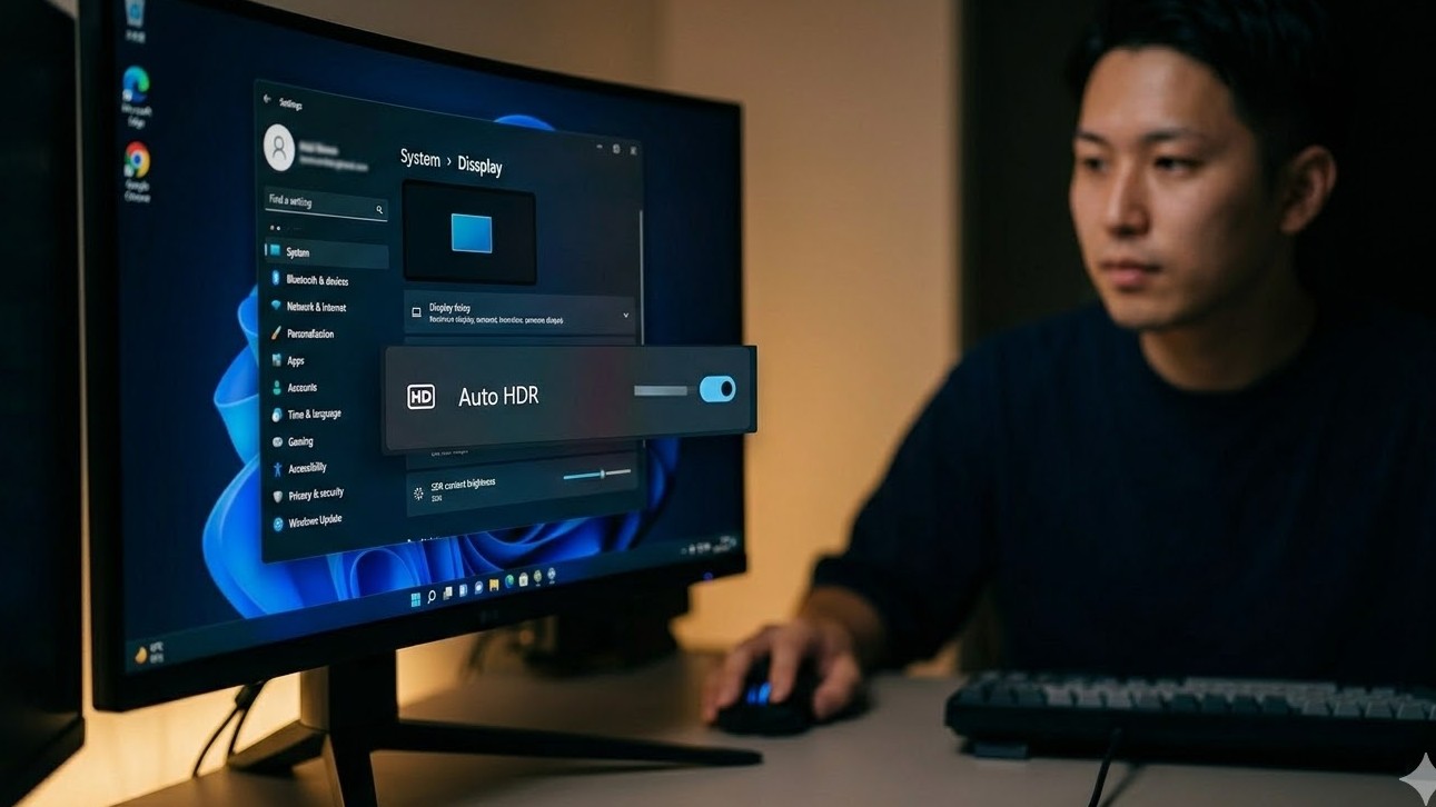 Windows 11でオートHDRを正しく設定する手順