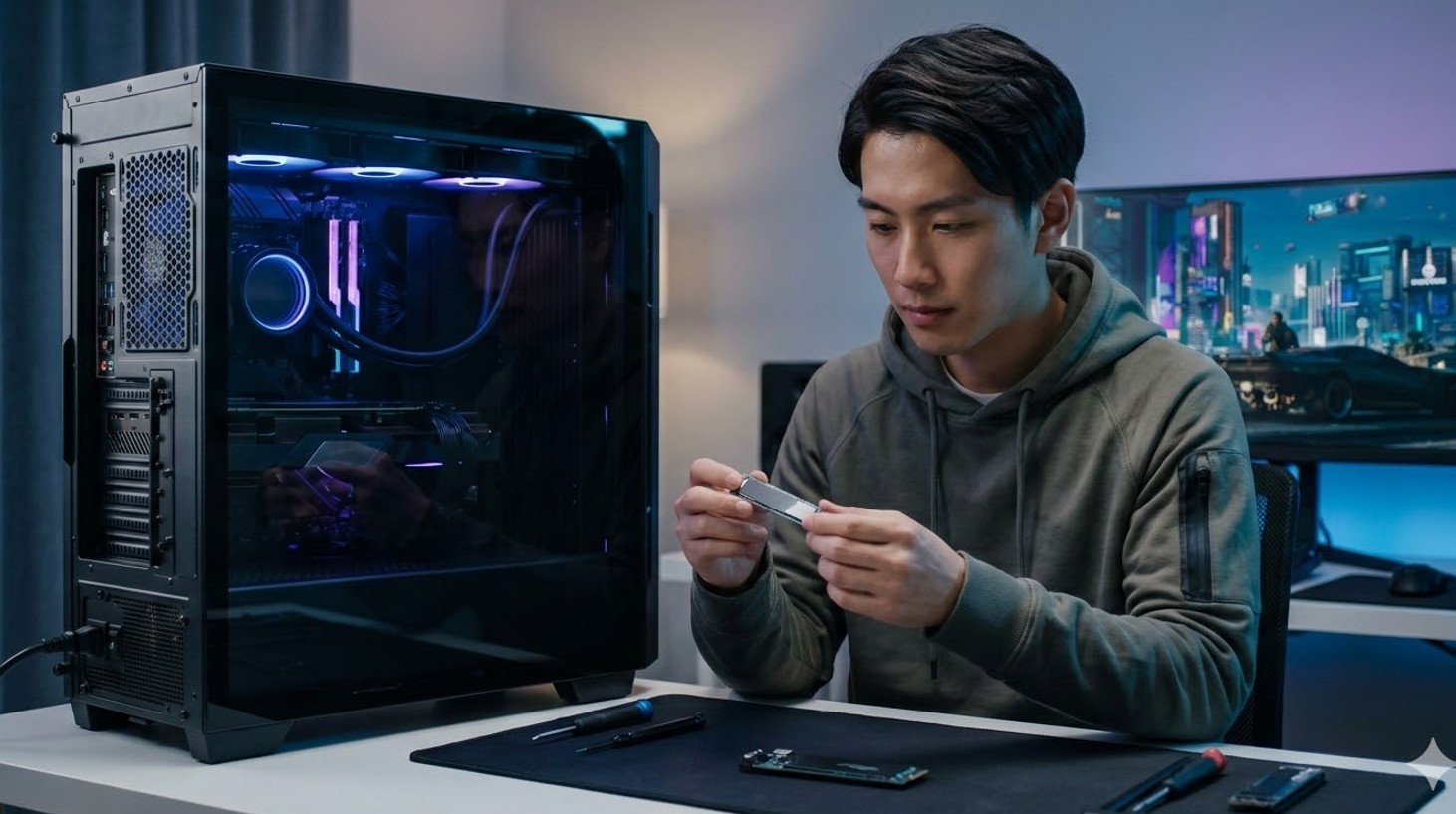 ゲーミングPCのSSD増設ガイド！2026年最新規格と失敗しない手順