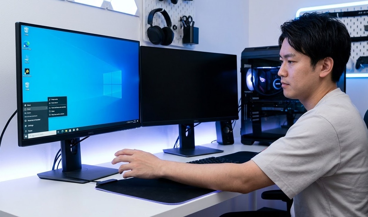 ゲーミングPCのスリープとシャットダウンの比較