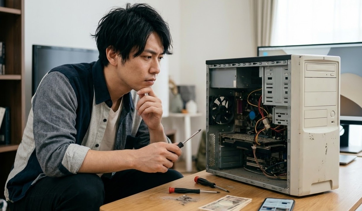 中古ゲーミングPCは安全？