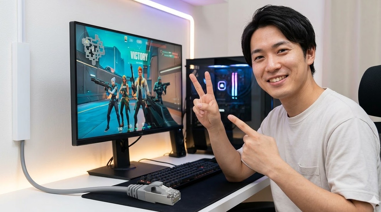 ゲーミングPCの有線接続で必要なものの総まとめ