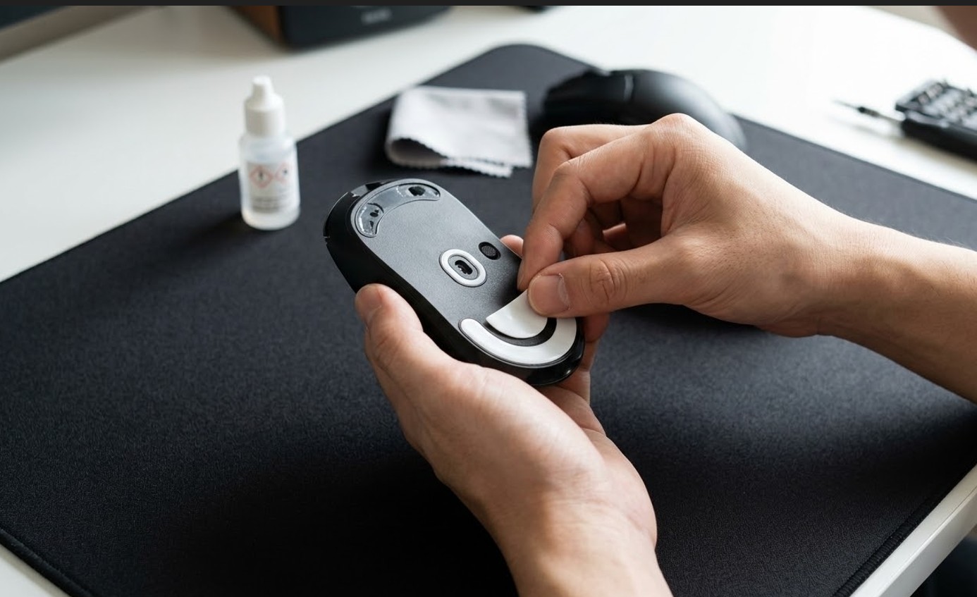 マウスソールのメンテナンス手順