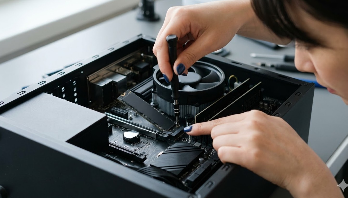 M.2 NVMeの増設手順