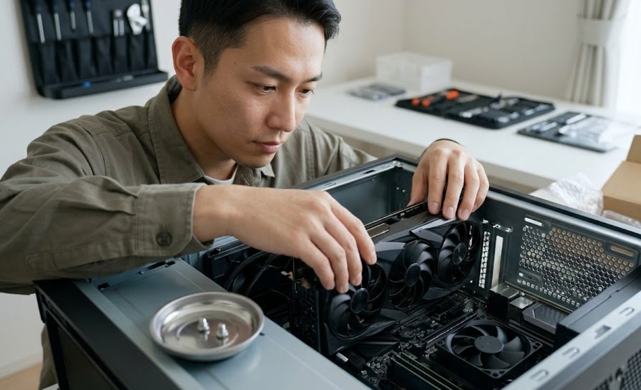 ゲーミングPCのグラボ外し