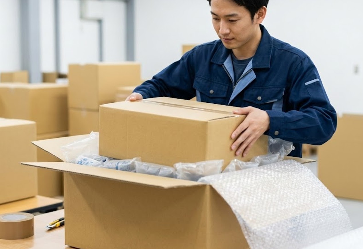 海外発送時の二重梱包とリチウム電池の規制