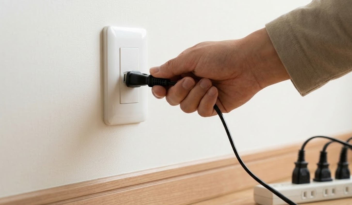 壁コンセント直挿しで確認