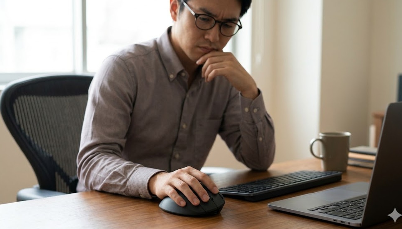 ロジクールに左利き用はない？トラックボールを左手で運用する裏技と有力な代替機