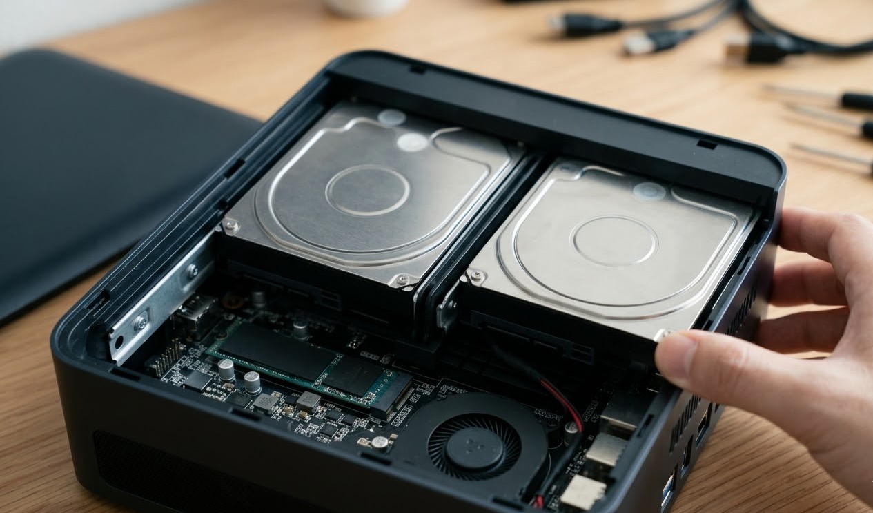 AOOSTAR R1など3.5インチHDD対応機の魅力