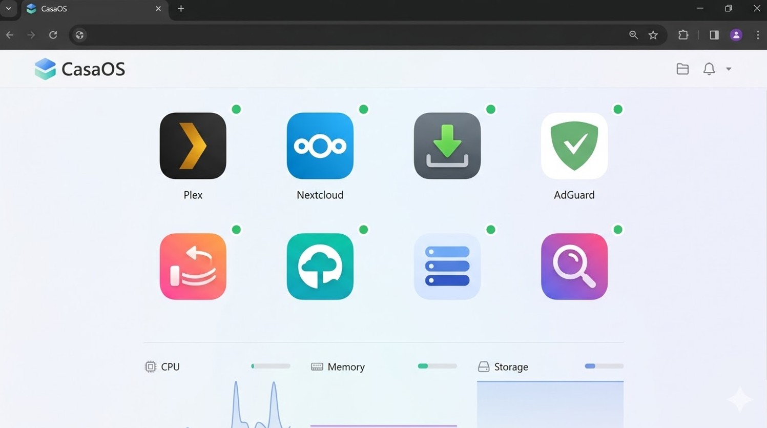 CasaOSを活用した直感的なアプリ管理と導入