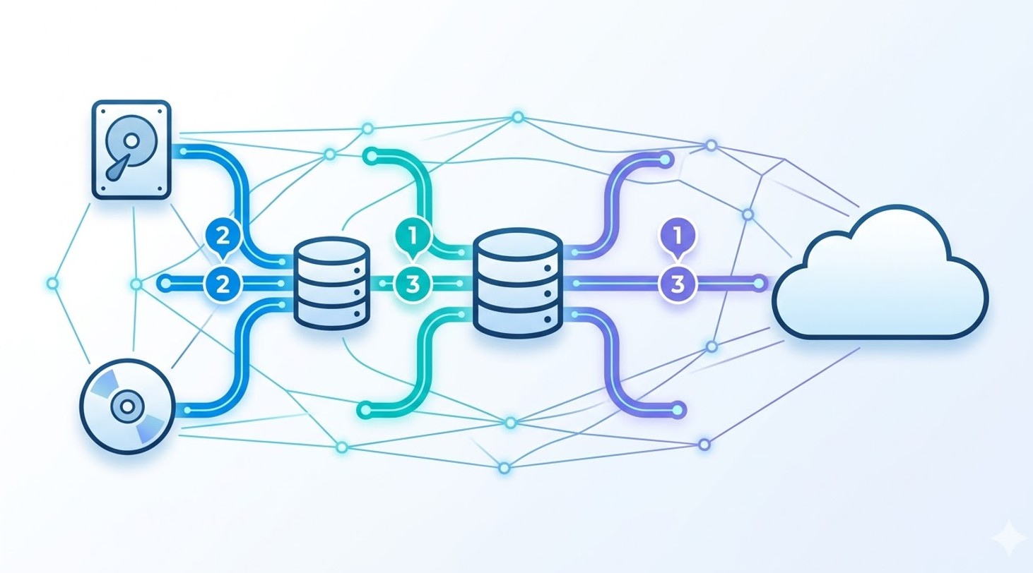 バックアップの3-2-1ルールで故障に備える運用