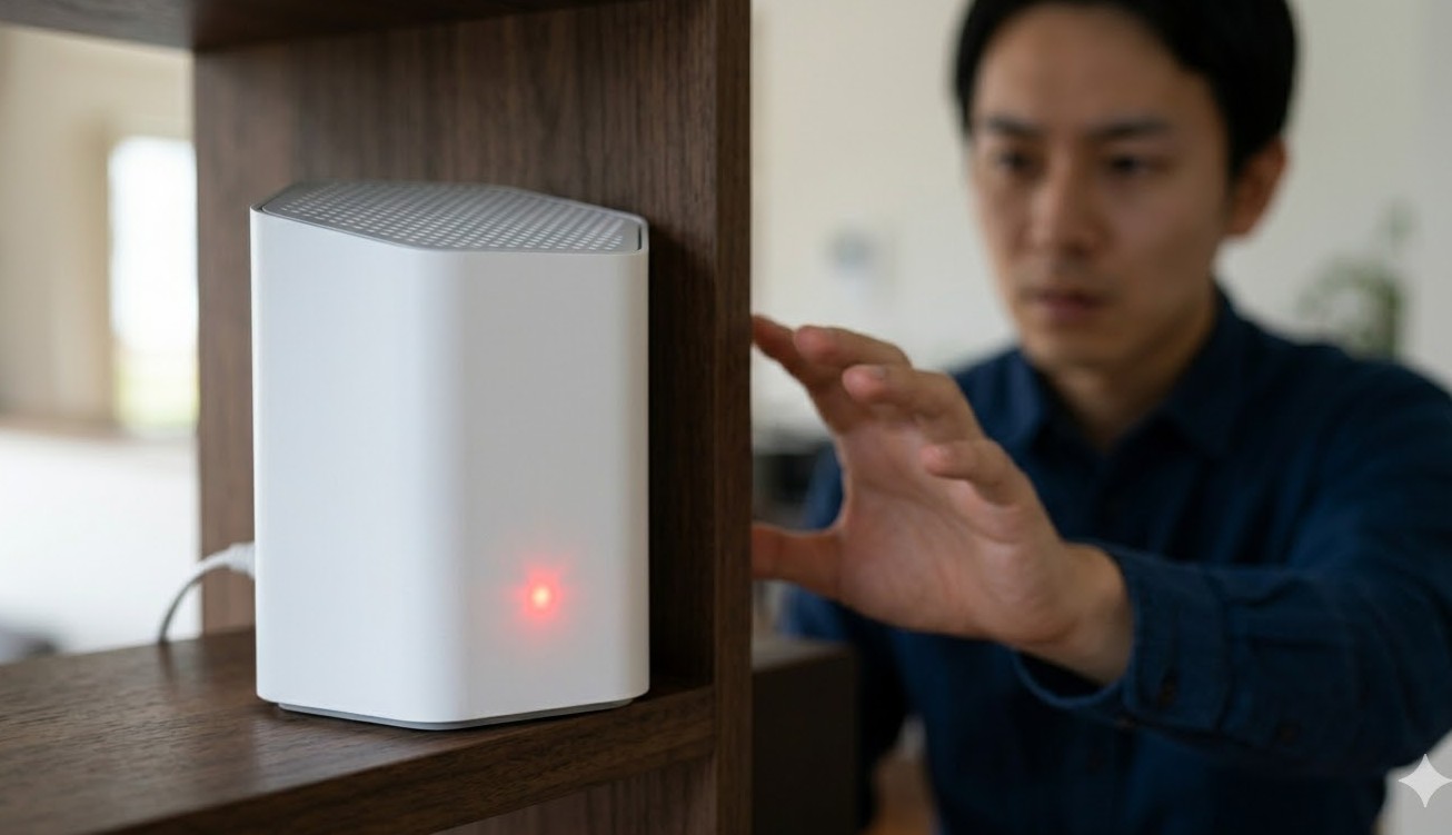 赤点滅は深刻な故障の可能性も