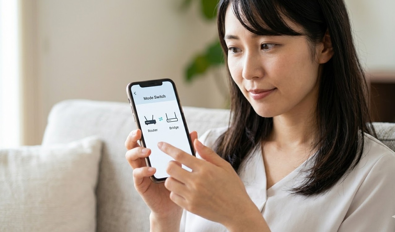 ブリッジモード（アクセスポイントモード）の設定