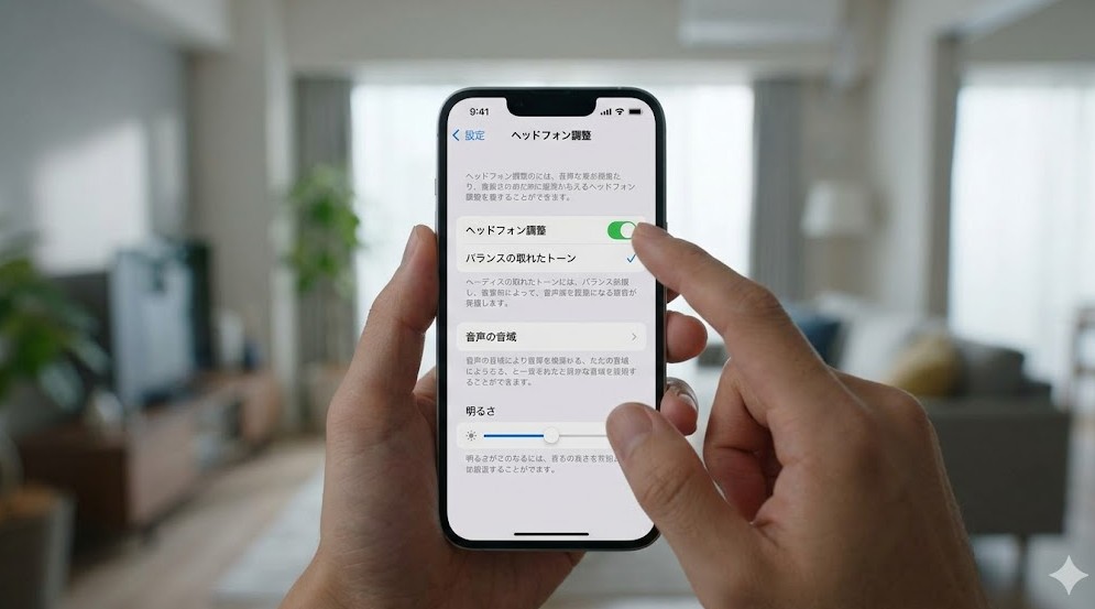 アクセシビリティ機能でオーディオを最適化する方法