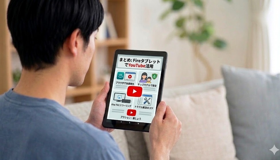 アマゾンFireタブレットでのYouTube利用まとめ