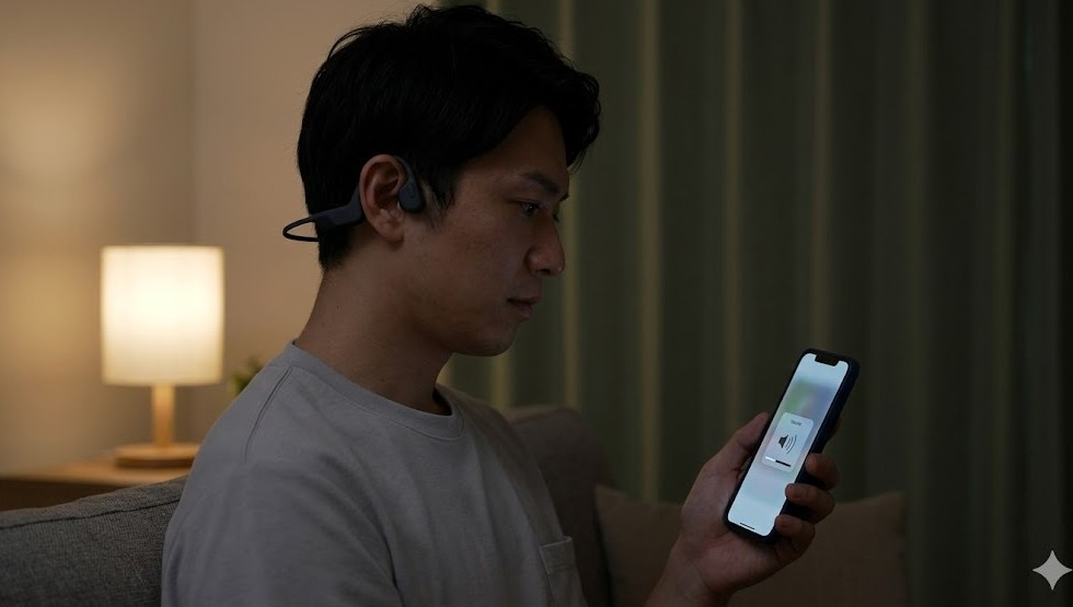 耳を塞がない骨伝導イヤホンだからこそ味わえるASMRの新しい没入感